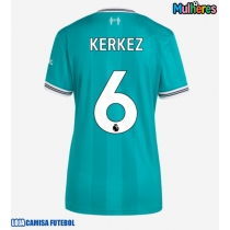 Camisa de Futebol Liverpool Milos Kerkez #6 Equipamento Alternativo Mulheres 2025-26 Manga Curta